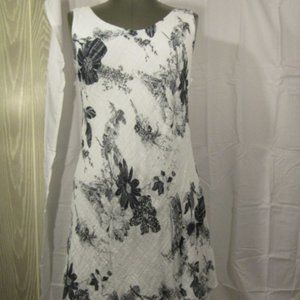 tempo paris black/white floral dress